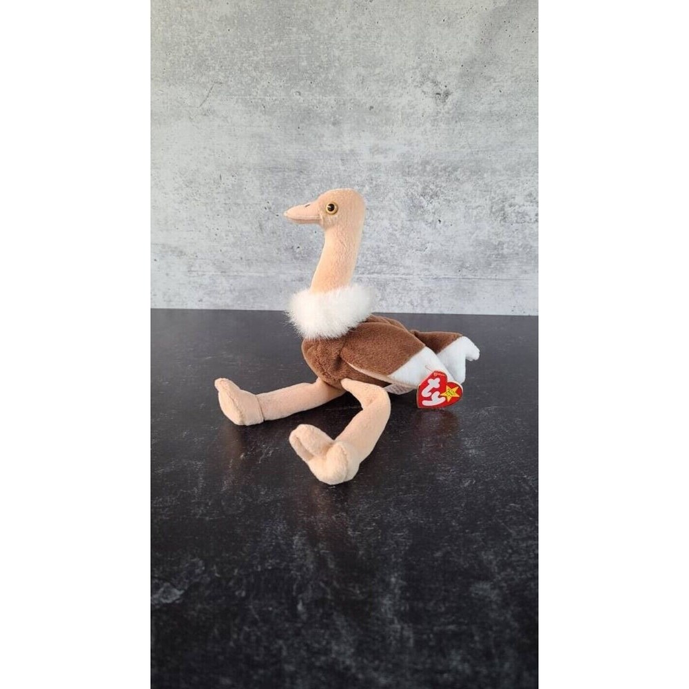TY Beanie Baby – STRETCH the Ostrich